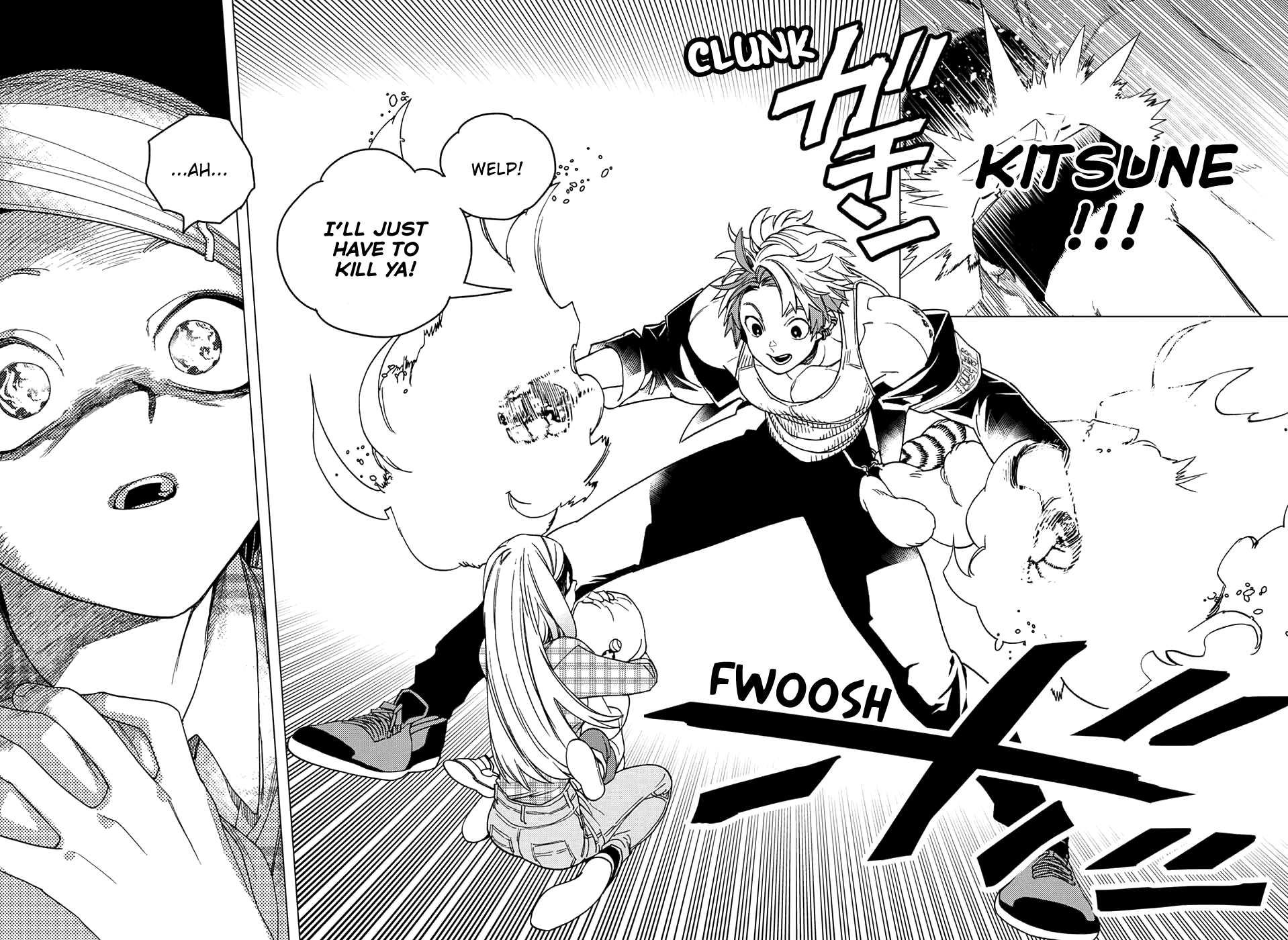 Kemono Jihen Chapter 28 page 36 - Chapter 28: Snakes of Ash