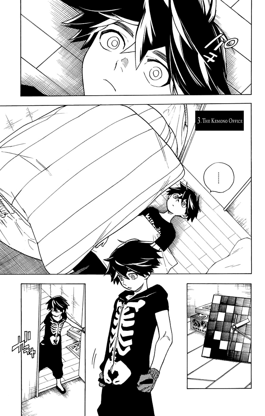 Kemono Jihen Chapter 3 page 1 - Chapter 3: The Kemono Office