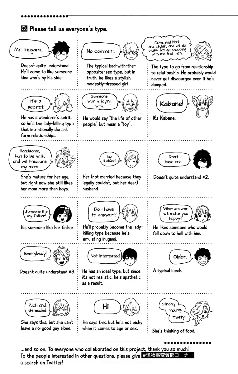Kemono Jihen Chapter 39.5 page 6 - Chapter 39.5: Volume Extras