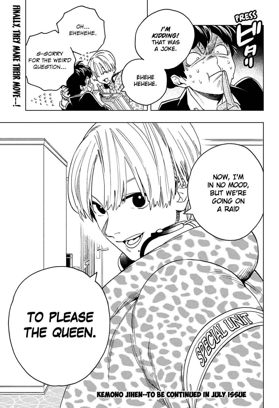 Kemono Jihen Chapter 42 page 45 - Chapter 42: The Rose and the Sun