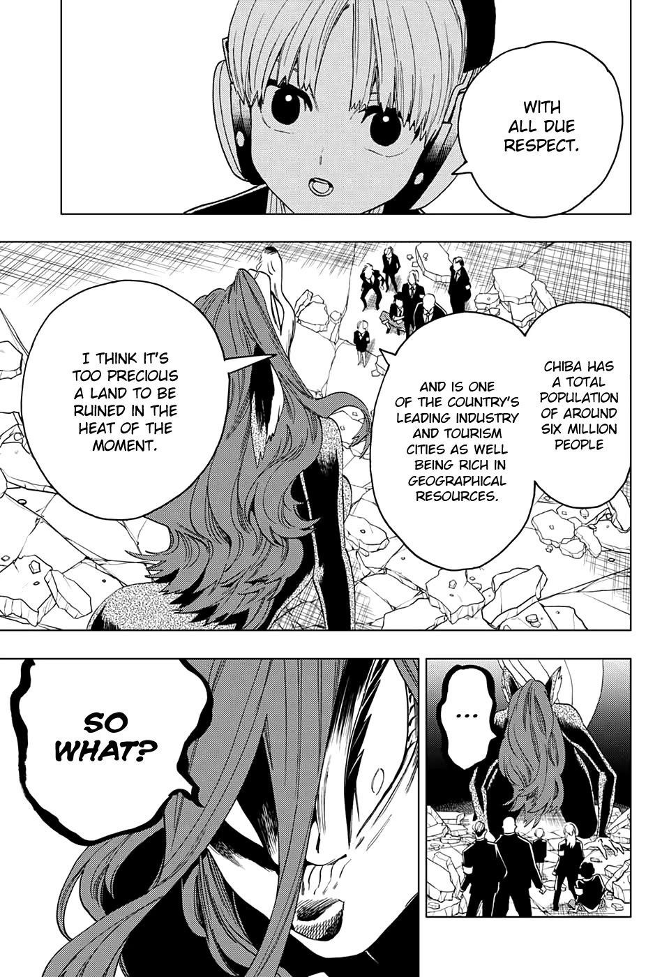 Kemono Jihen Chapter 44 page 15 - Chapter 44: Boss' Wrath