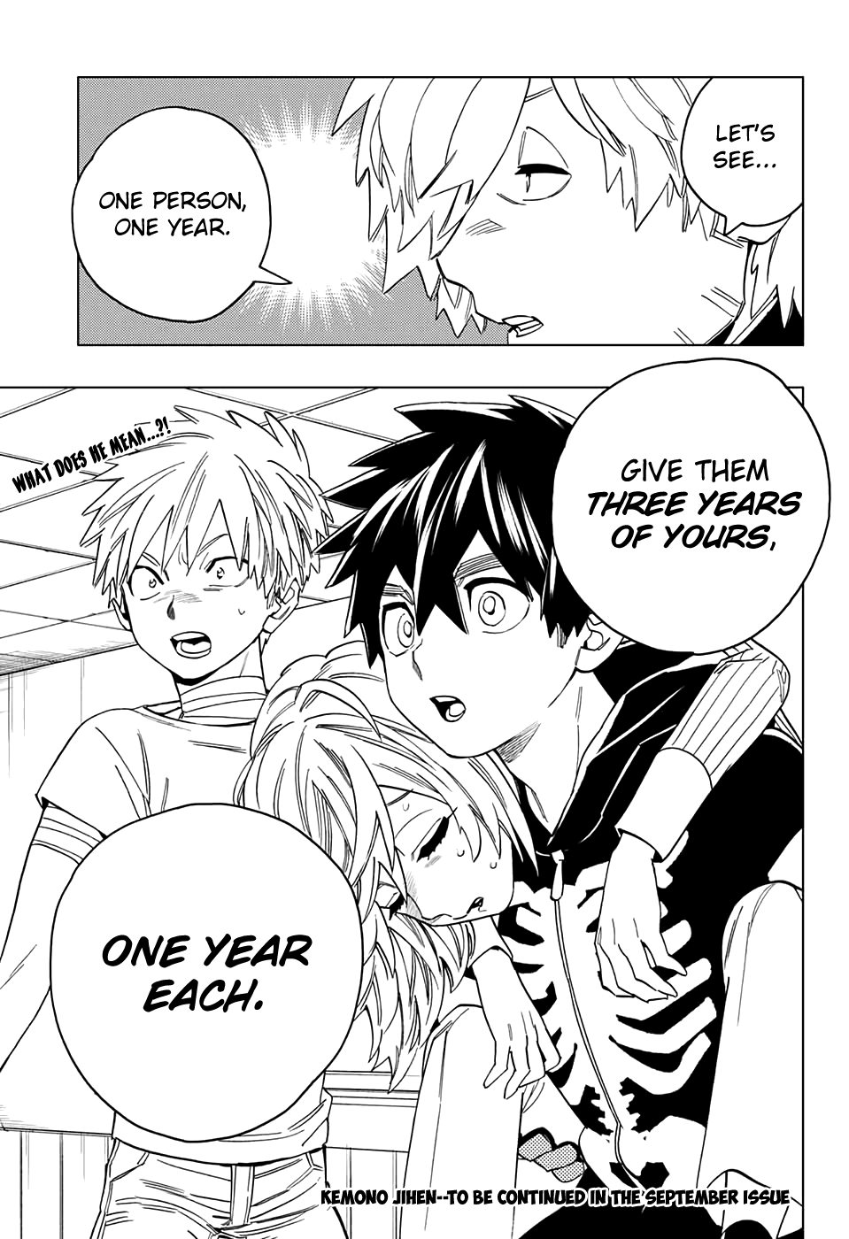 Kemono Jihen Chapter 44 page 45 - Chapter 44: Boss' Wrath