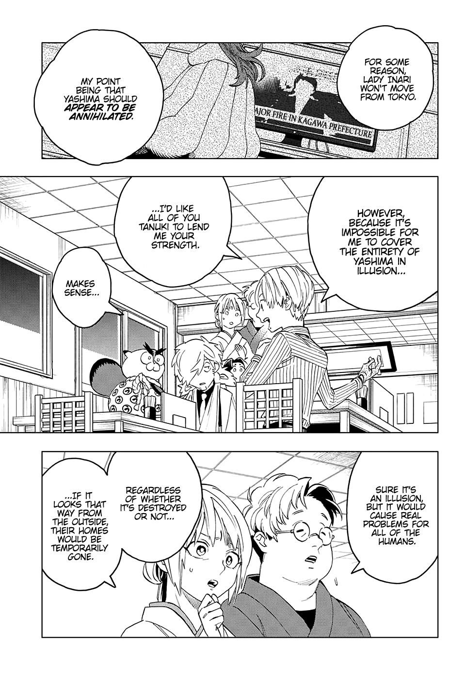 Kemono Jihen Chapter 48 page 11 - Chapter 48: Shining Maple Leaves