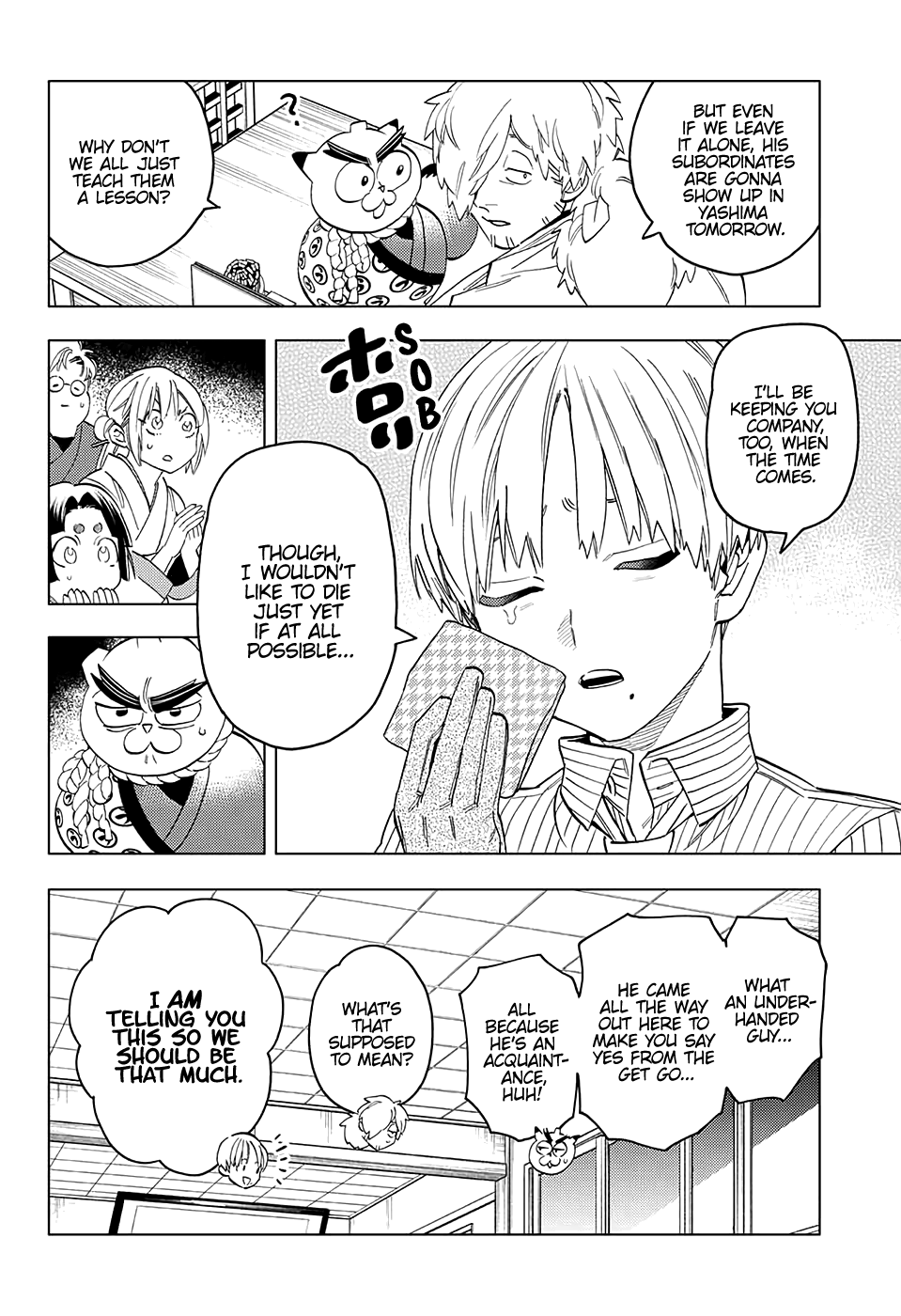 Kemono Jihen Chapter 48 page 12 - Chapter 48: Shining Maple Leaves