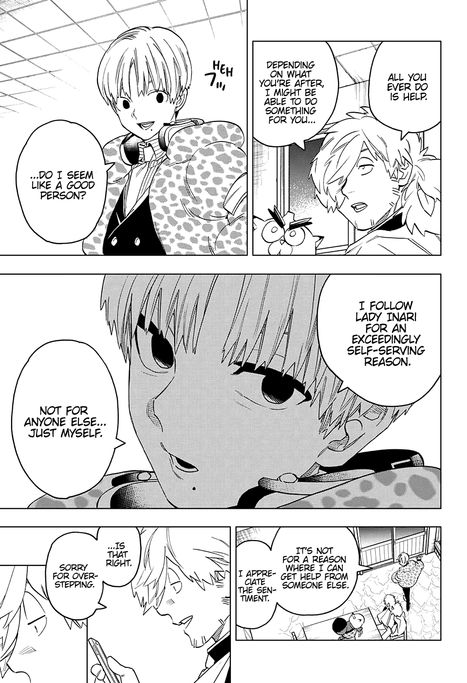 Kemono Jihen Chapter 48 page 15 - Chapter 48: Shining Maple Leaves