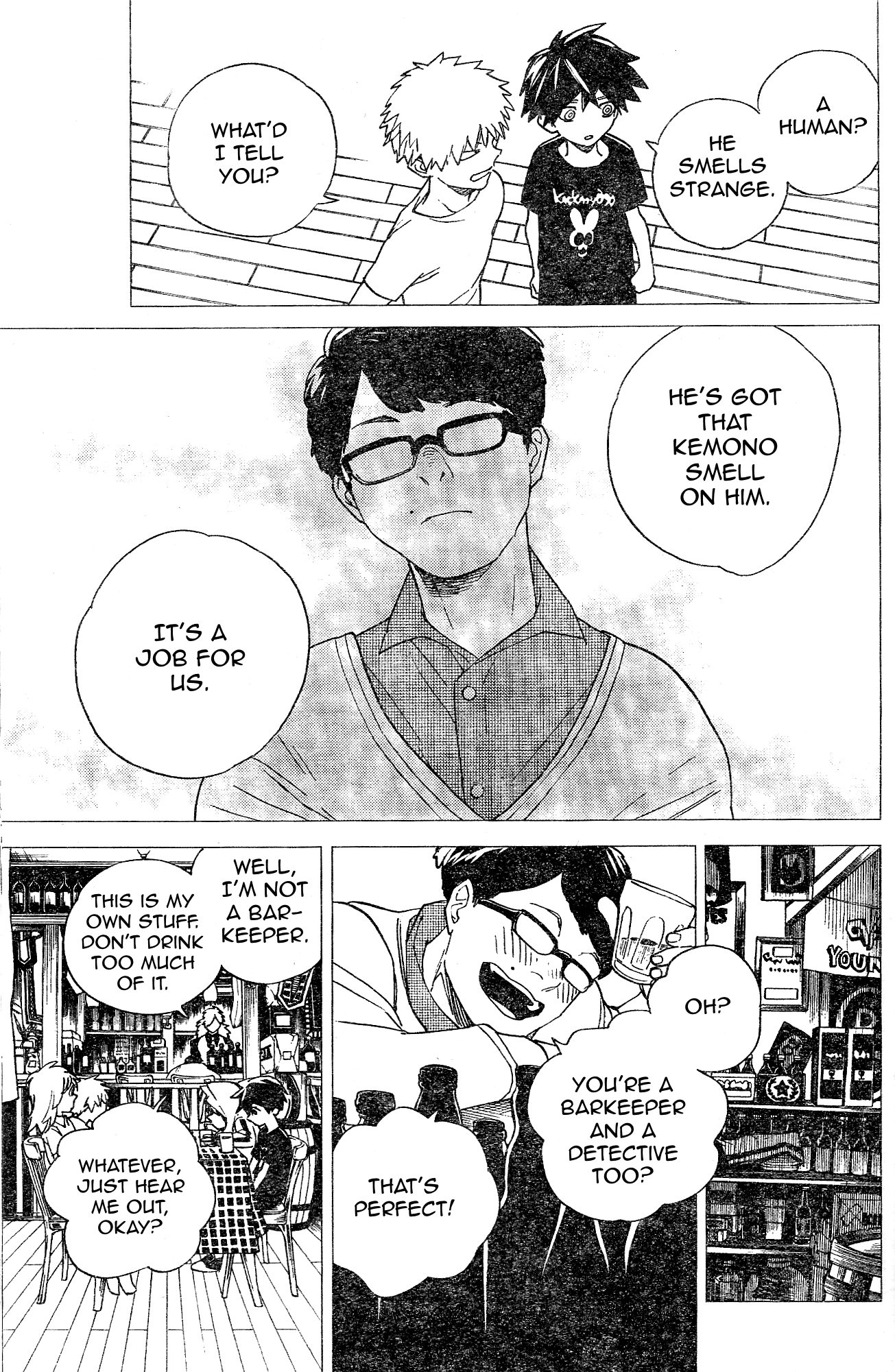 Kemono Jihen Chapter 5 page 13 - Chapter 5: The Cat from Shinjuku Ni-Chome