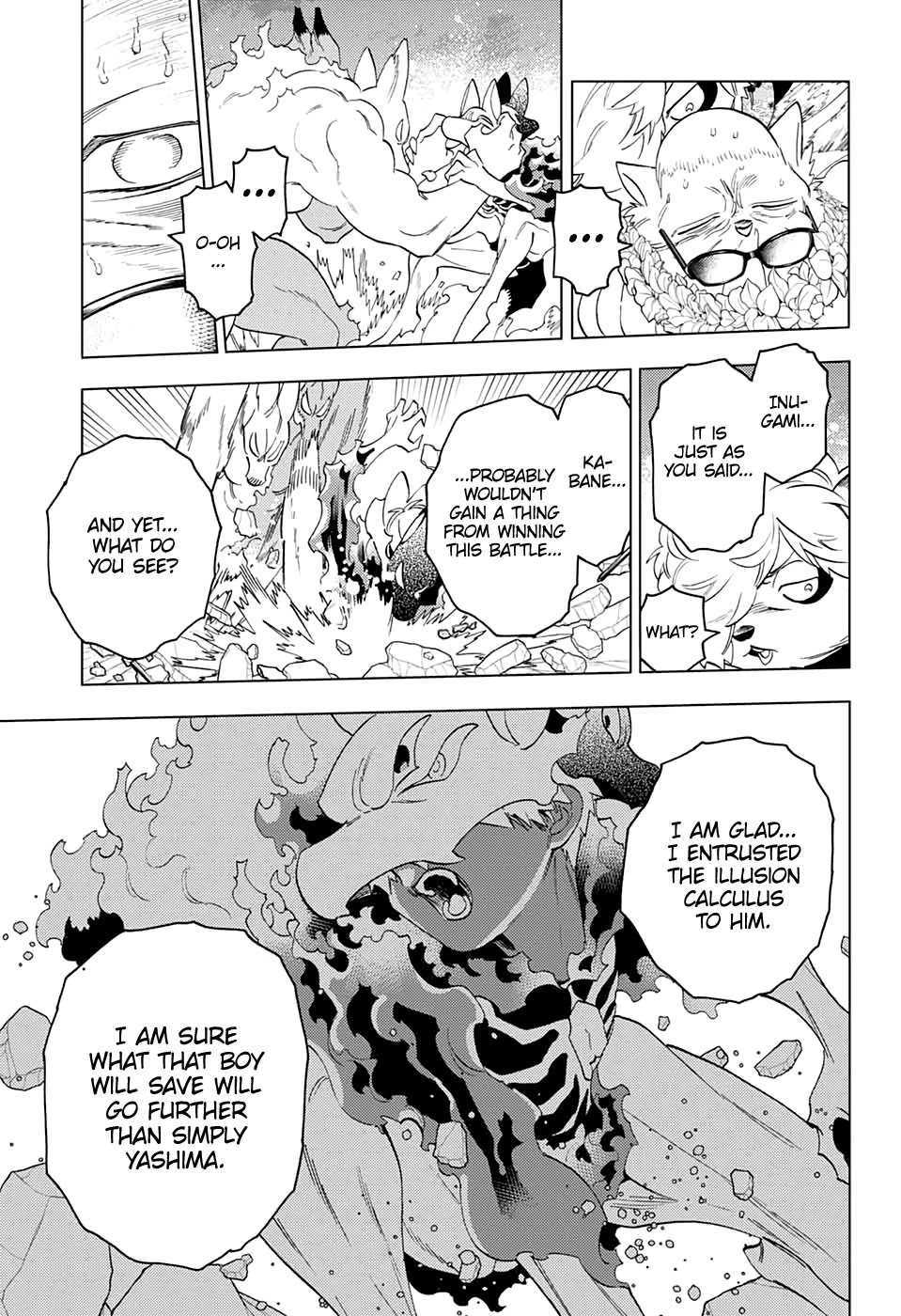 Kemono Jihen Chapter 54 page 14 - Chapter 54: Caliber