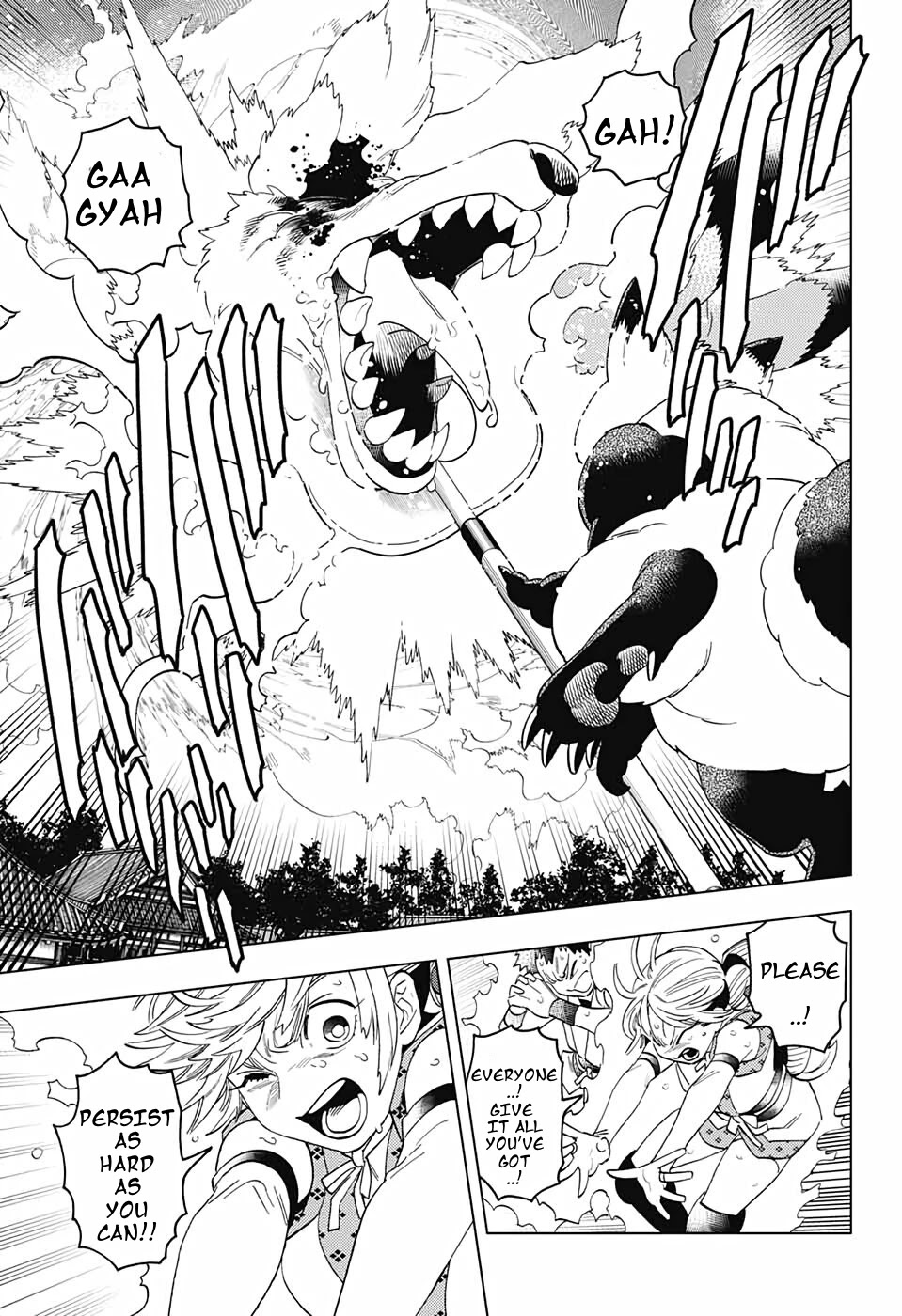 Kemono Jihen Chapter 55 page 11 - Chapter 55: Wind Blowing on the Hellfire