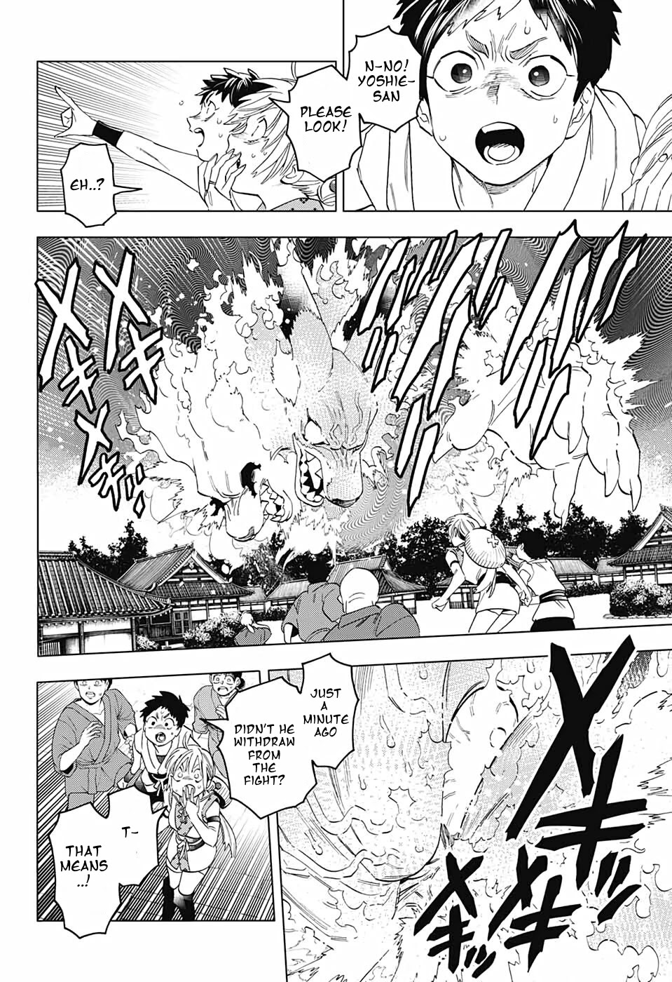 Kemono Jihen Chapter 55 page 4 - Chapter 55: Wind Blowing on the Hellfire