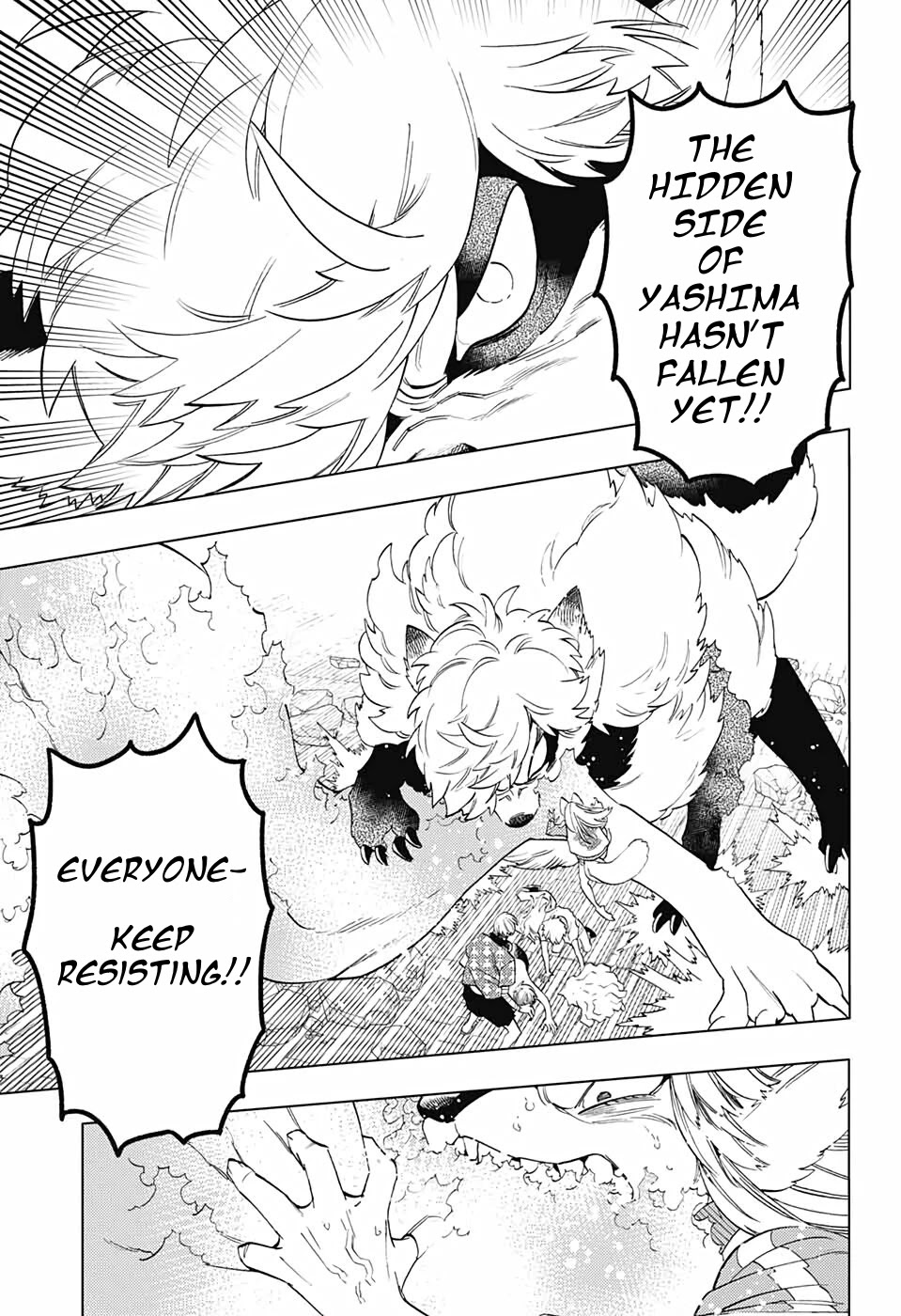 Kemono Jihen Chapter 55 page 5 - Chapter 55: Wind Blowing on the Hellfire