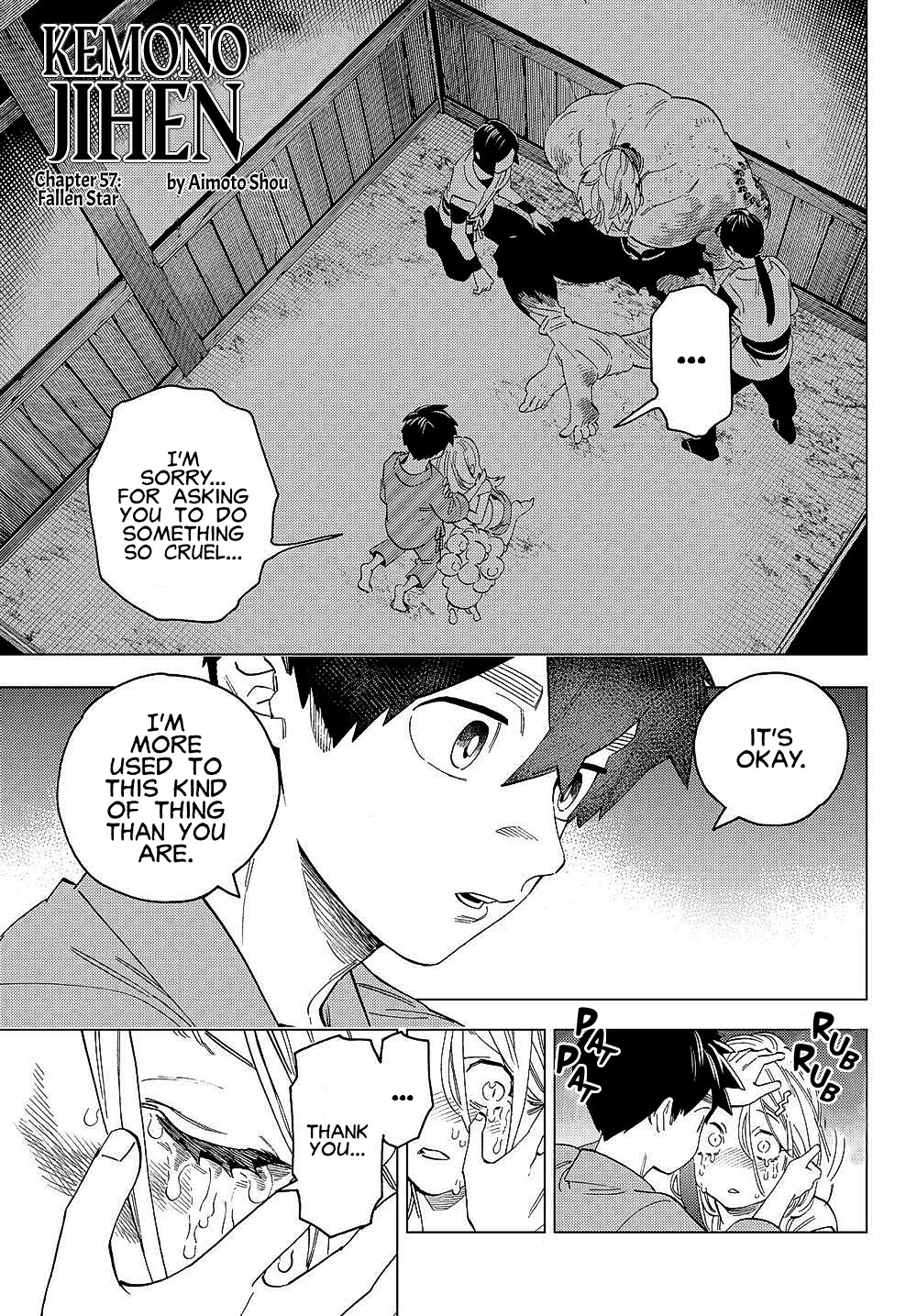Kemono Jihen Chapter 57 page 1 - Chapter 57: Fallen Star
