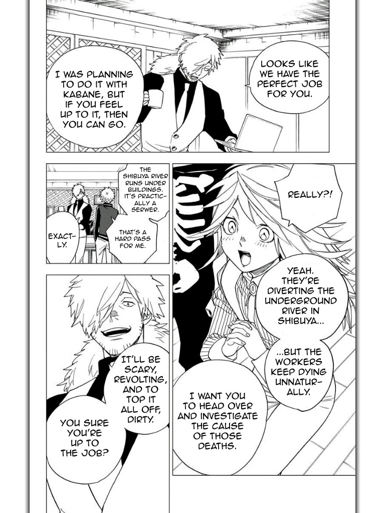 Kemono Jihen Chapter 6 page 8 - Chapter 6: The Mystery of the Shibuya River Sewers