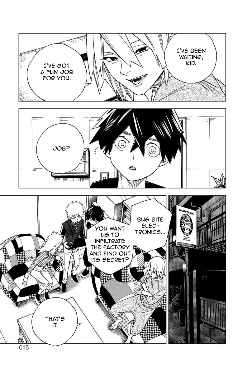 Kemono Jihen Chapter 8 page 13 - Chapter 8: Black Factory