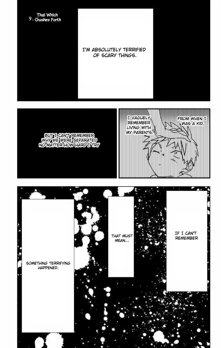Kemono Jihen Chapter 9 page 1 - Chapter 9: That Which Gushes Forth