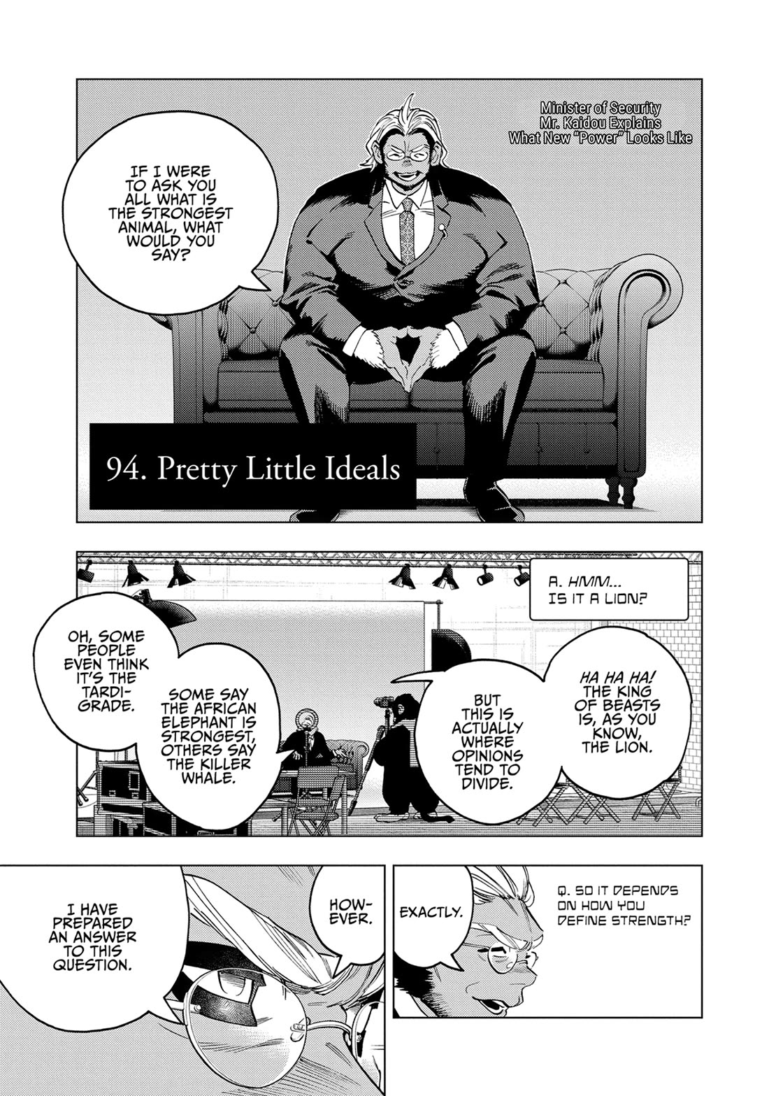 Kemono Jihen Chapter 94 page 1 - Chapter 94