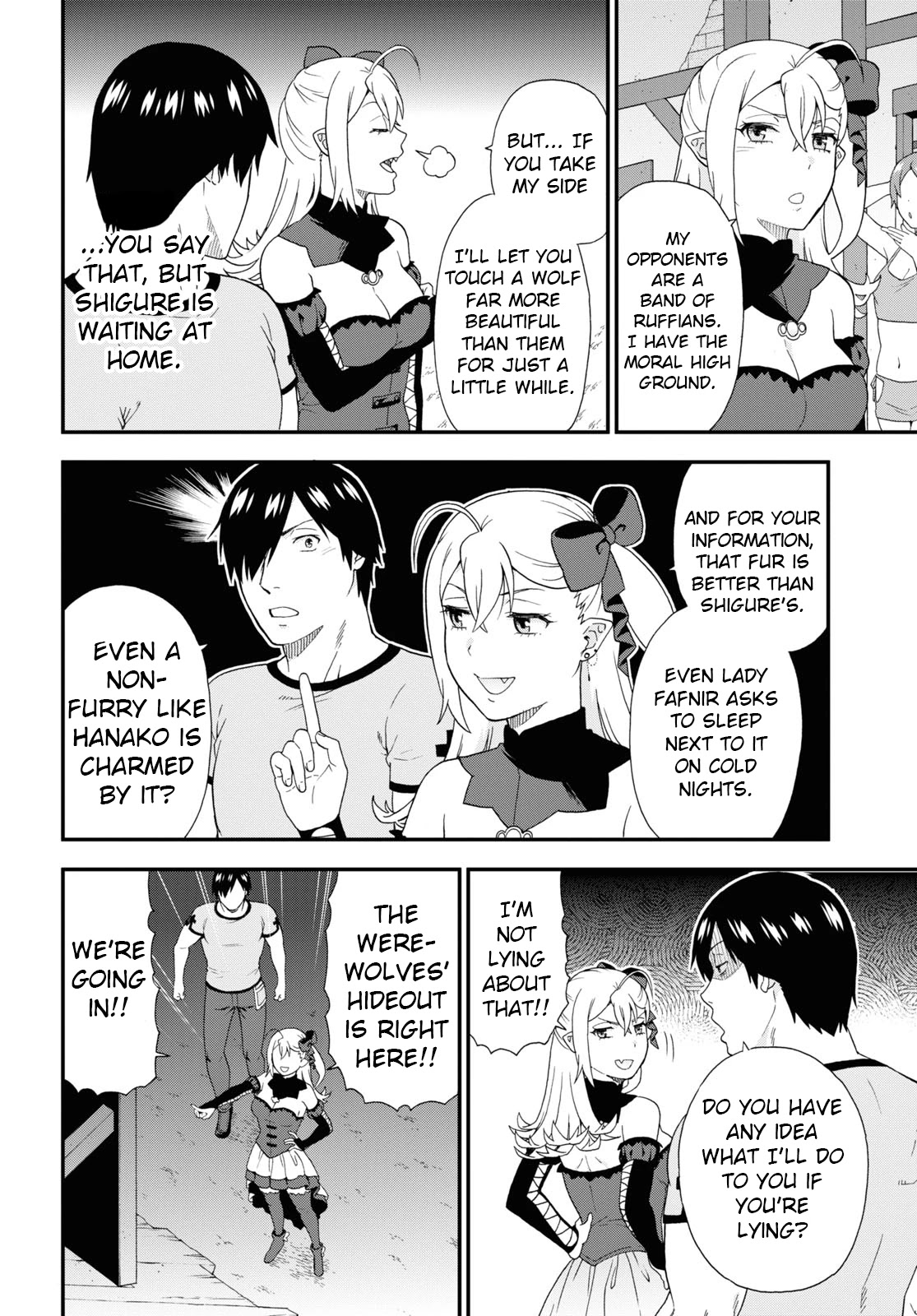 Kemono Michi (Natsume Akatsuki) Chapter 10.49-5 page 8 - Vol.10 Chapter 49.5: Gaiden 11 - A beautiful girl and a wild beast under the full moon