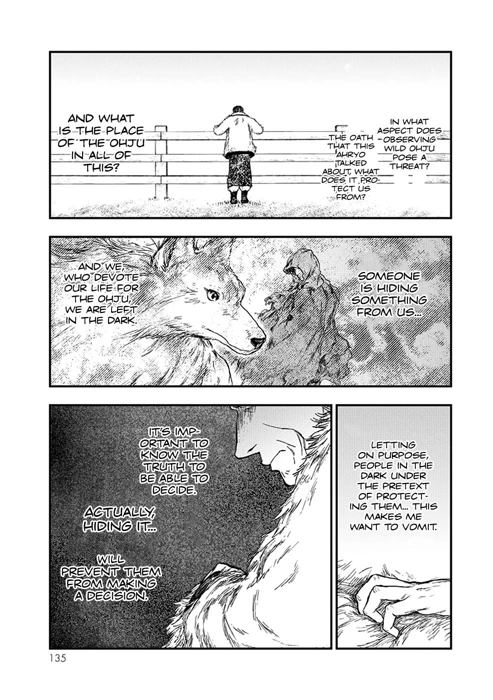 Kemono no Souja Chapter 5.6-12 page 16 - Vol.5 Chapter 6.12: When Anxiety Comes Knocking (2)