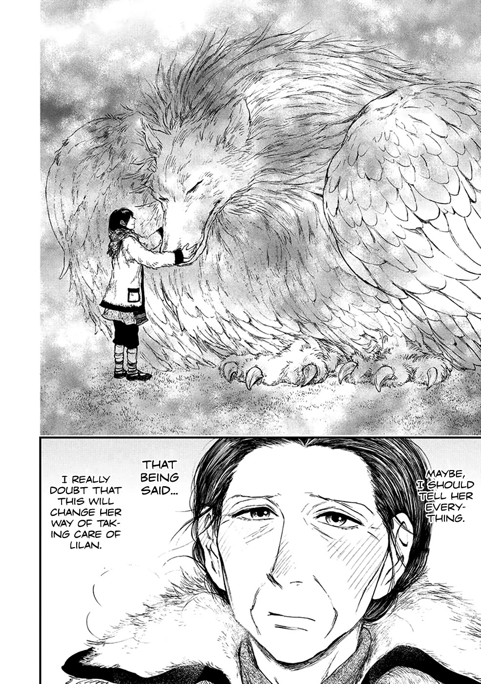 Kemono no Souja Chapter 5.6-12 page 21 - Vol.5 Chapter 6.12: When Anxiety Comes Knocking (2)