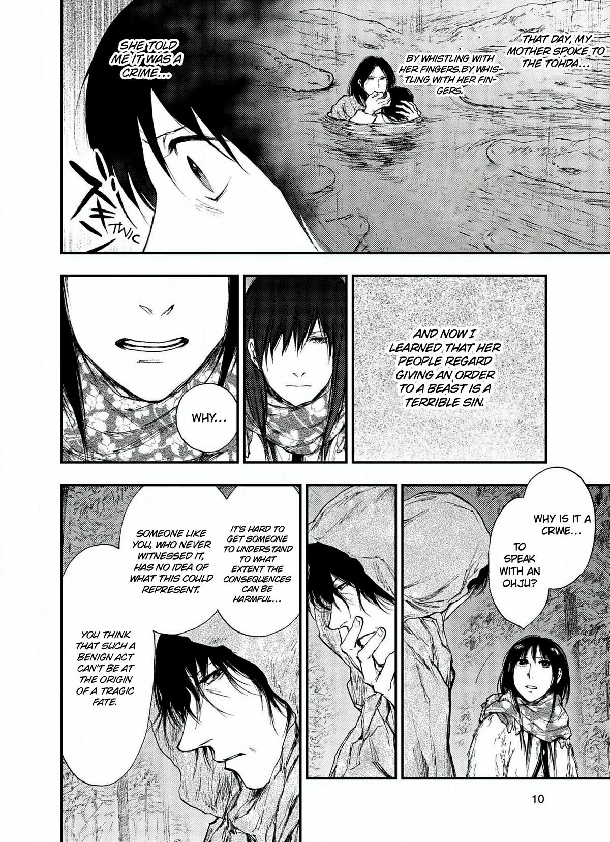 Kemono no Souja Chapter 6.6-3 page 10 - Vol.6 Chapter 6.3: Ahryo's Terrible Sin