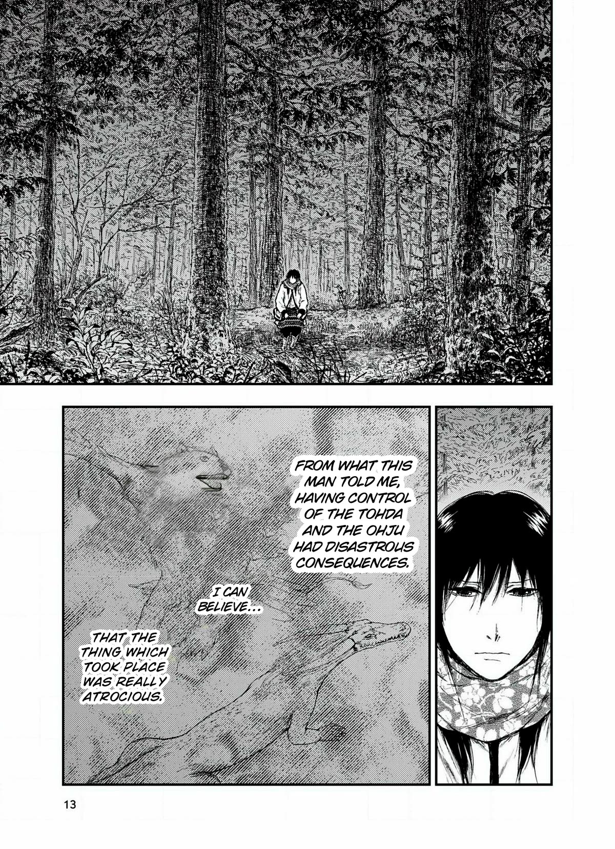 Kemono no Souja Chapter 6.6-3 page 13 - Vol.6 Chapter 6.3: Ahryo's Terrible Sin