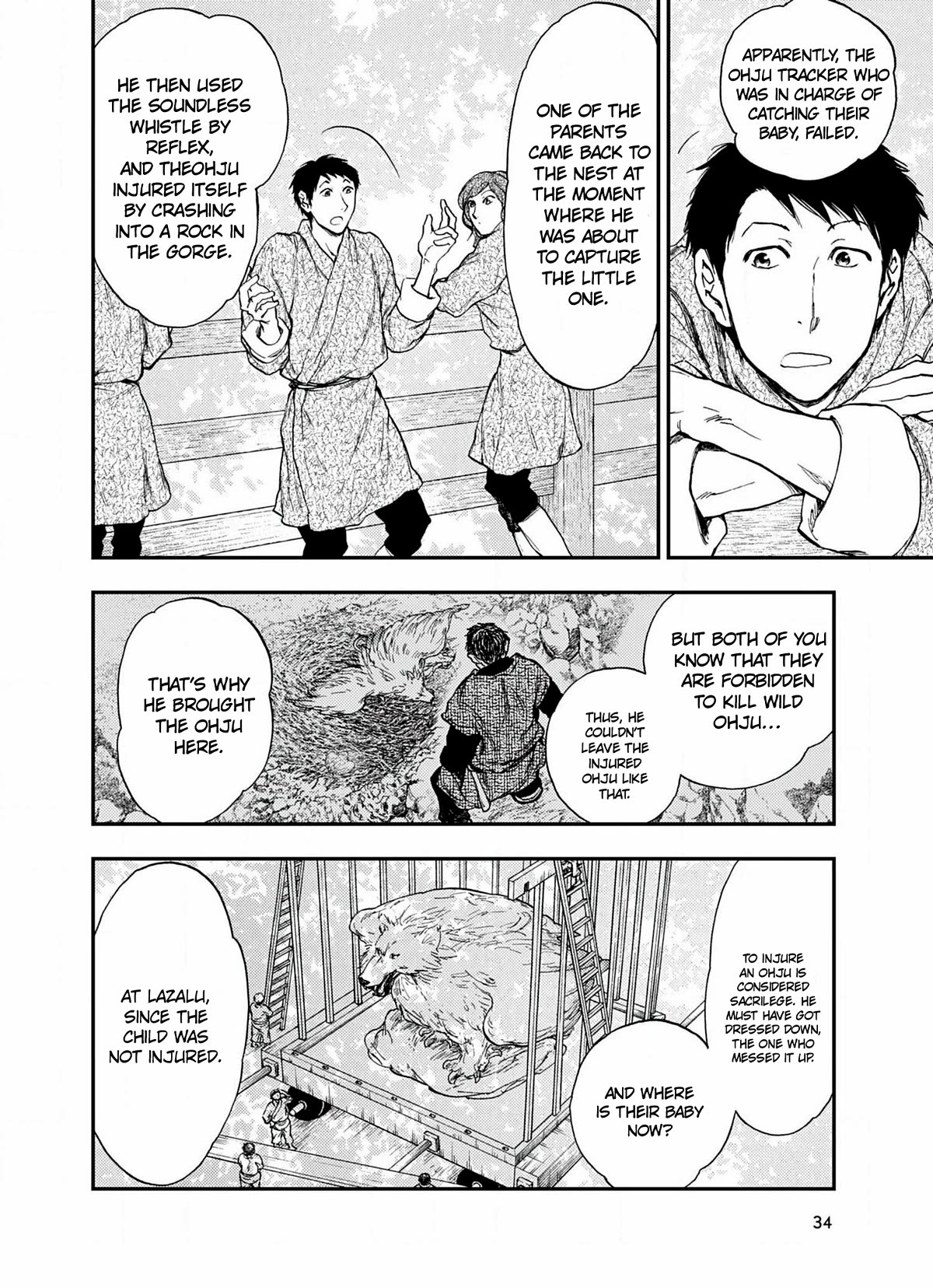 Kemono no Souja Chapter 6.6-4 page 3 - Vol.6 Chapter 6.4: The Arrival of a Wild Male