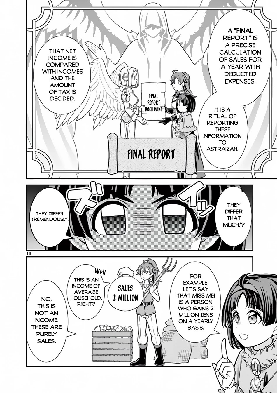 Ken to Mahou no Zeikin Taisaku Chapter 5 page 17 - Chapter 5: "Final Report" Challenge
