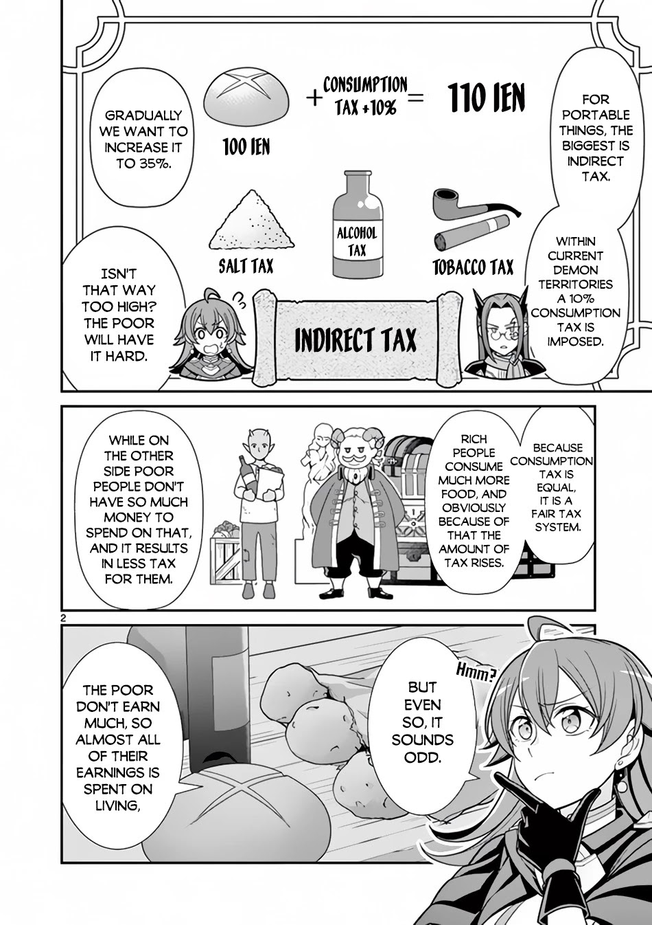 Ken to Mahou no Zeikin Taisaku Chapter 5 page 3 - Chapter 5: "Final Report" Challenge