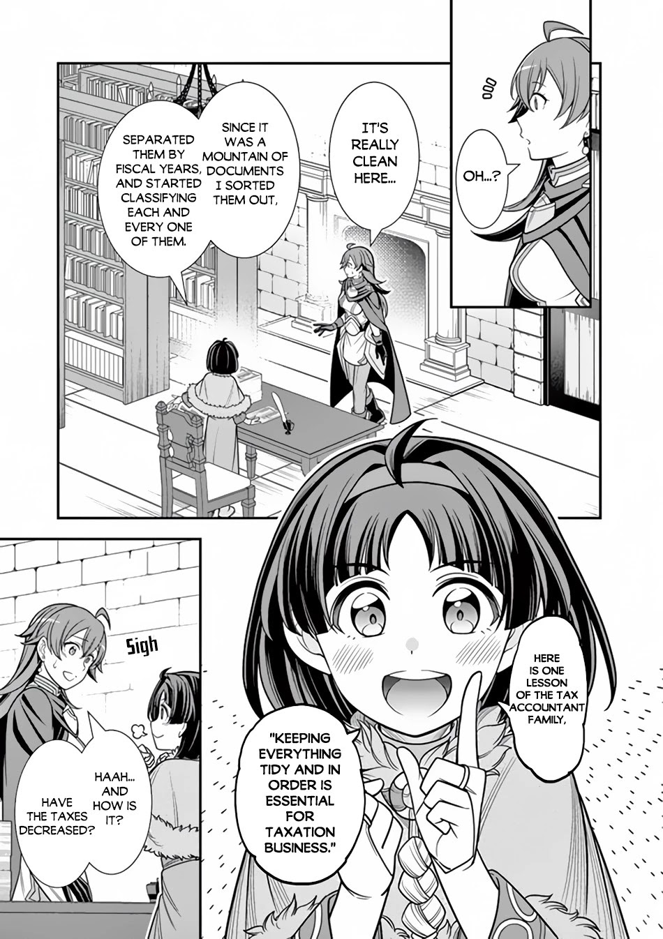 Ken to Mahou no Zeikin Taisaku Chapter 5 page 6 - Chapter 5: "Final Report" Challenge