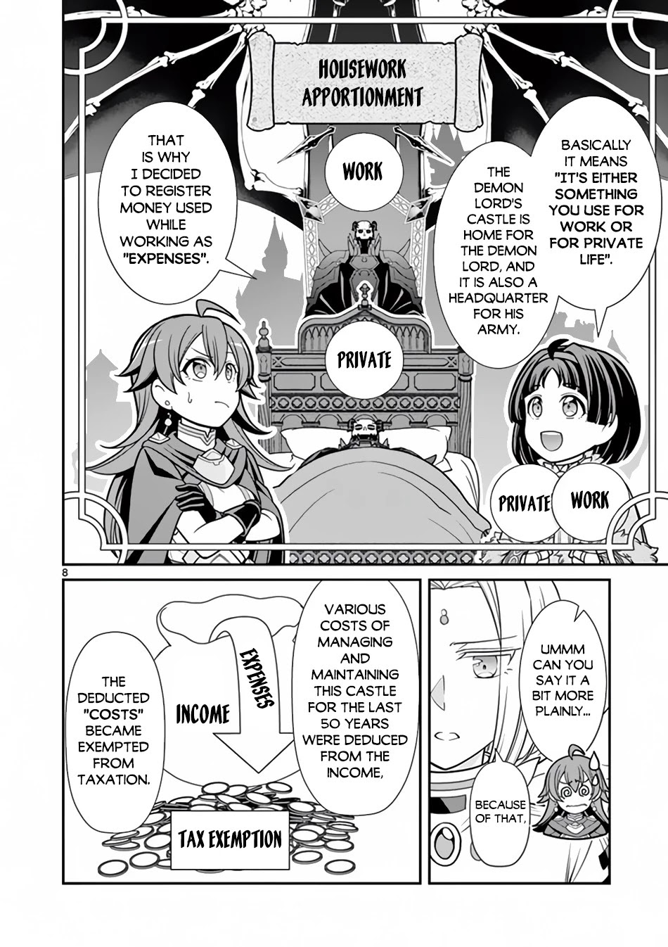 Ken to Mahou no Zeikin Taisaku Chapter 5 page 9 - Chapter 5: "Final Report" Challenge