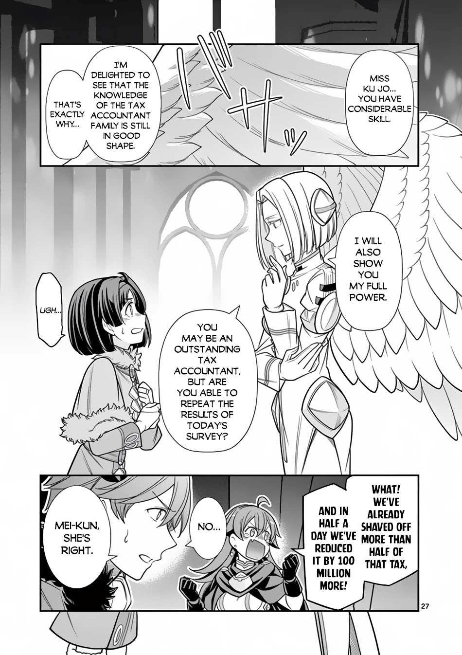Ken to Mahou no Zeikin Taisaku Chapter 6 page 28 - Chapter 6: Tax Accountant vs Tax Angel