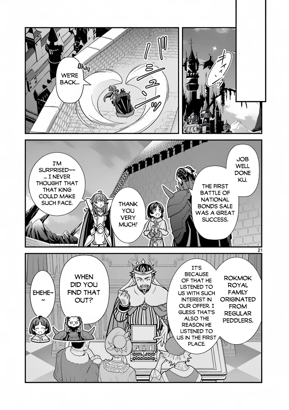 Ken to Mahou no Zeikin Taisaku Chapter 7 page 22 - Chapter 7: National Bond Sale