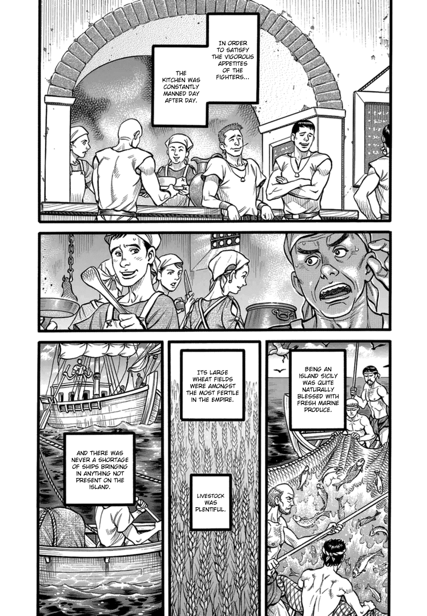 Kendo Shitouden Cestvs Chapter 38 page 3 - Chapter 38: A Palace of Food