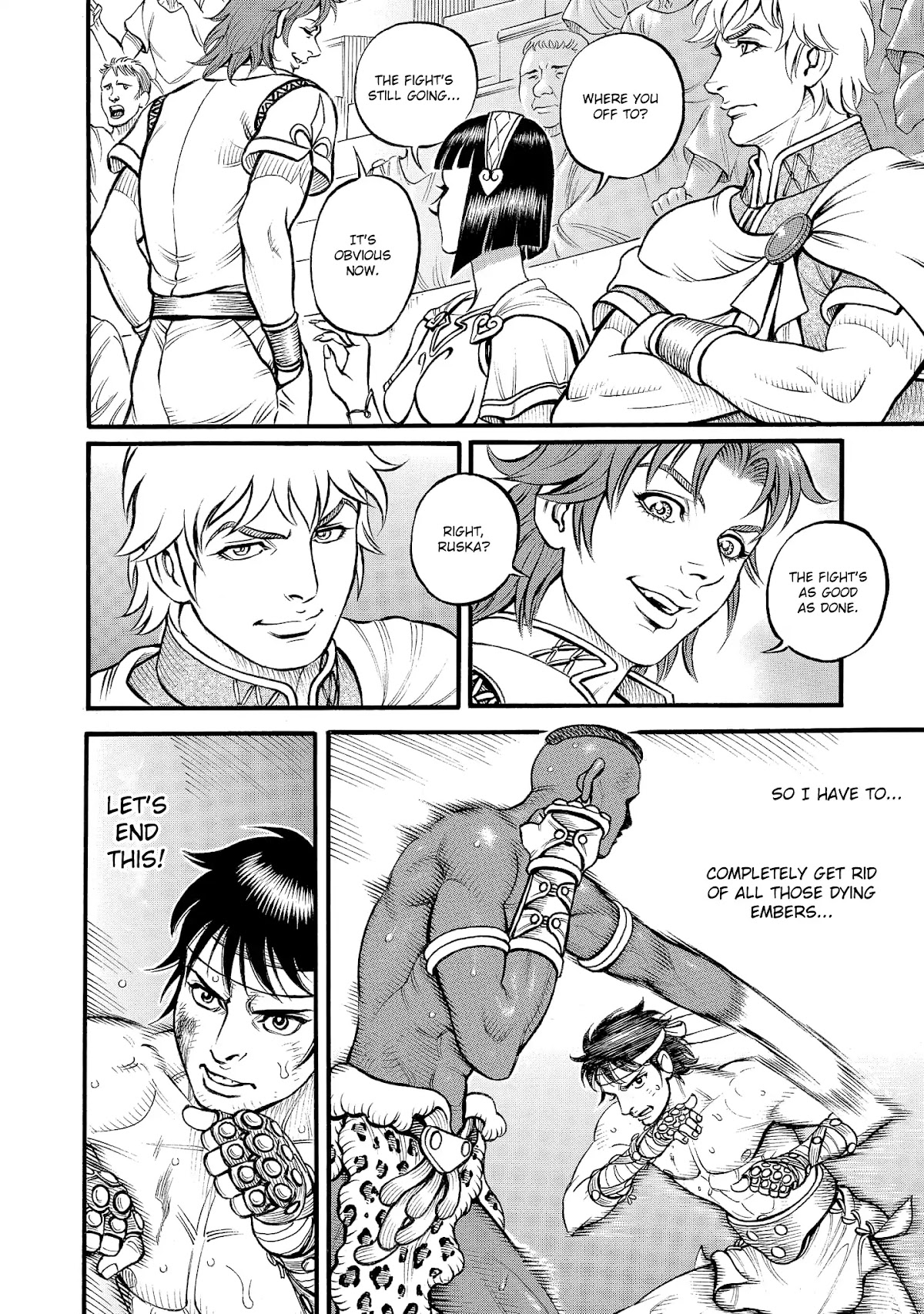 Kendo Shitouden Cestvs Chapter 71 page 14 - Chapter 71: Dying Embers