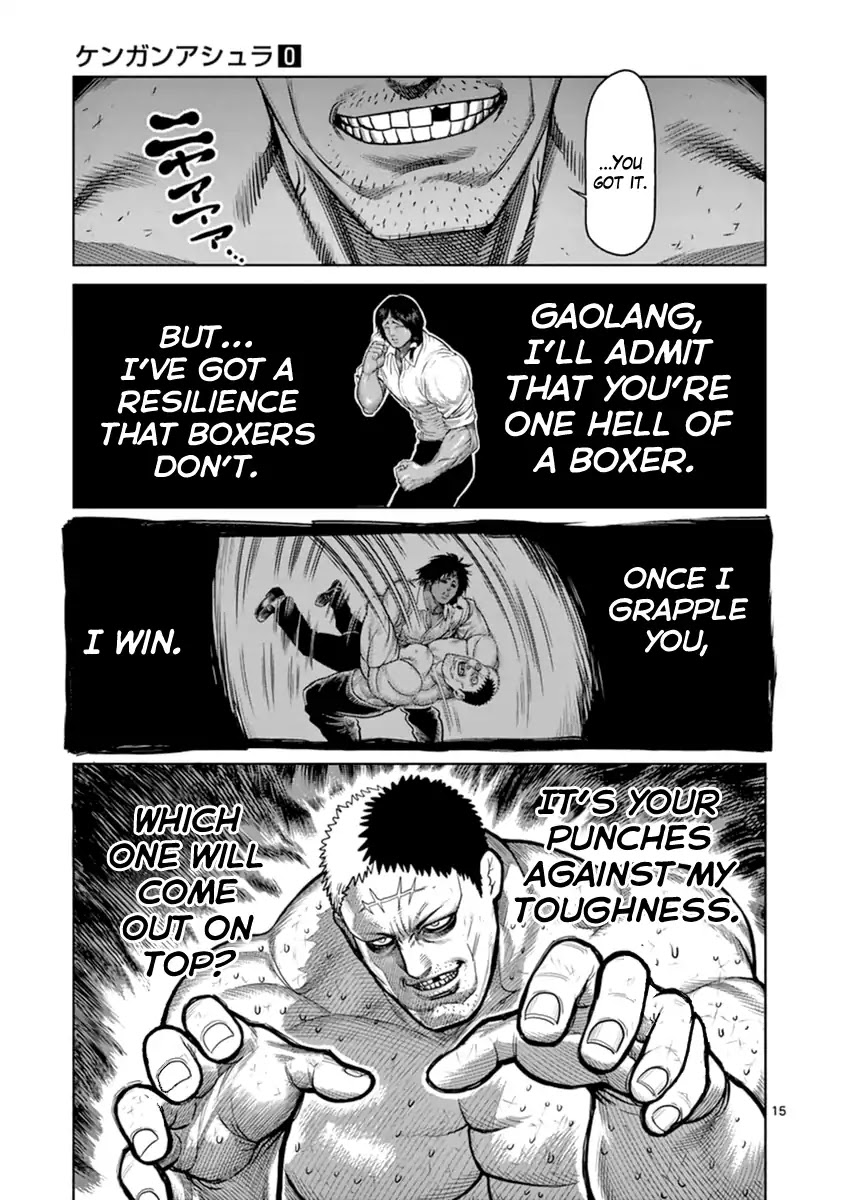 Kengan Asura Zero Chapter 3 page 15 - Chapter 3: The Thai God of War