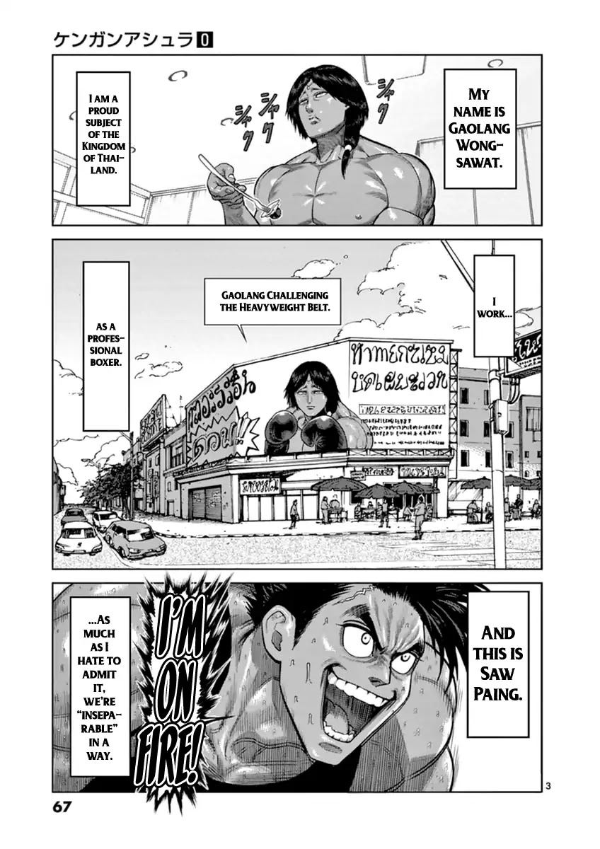 Kengan Asura Zero Chapter 3 page 3 - Chapter 3: The Thai God of War