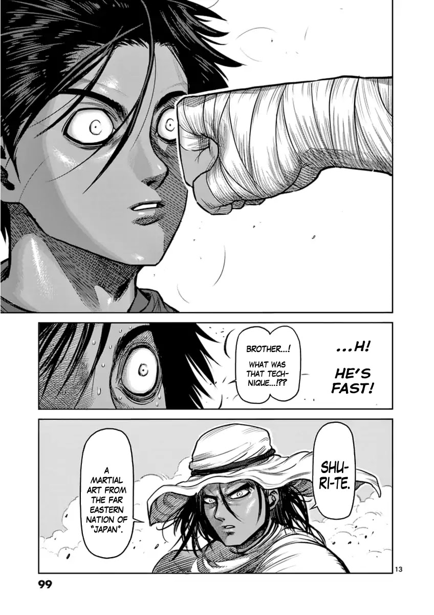 Kengan Asura Zero Chapter 4 page 13 - Chapter 4: The Arabian Whirlwind