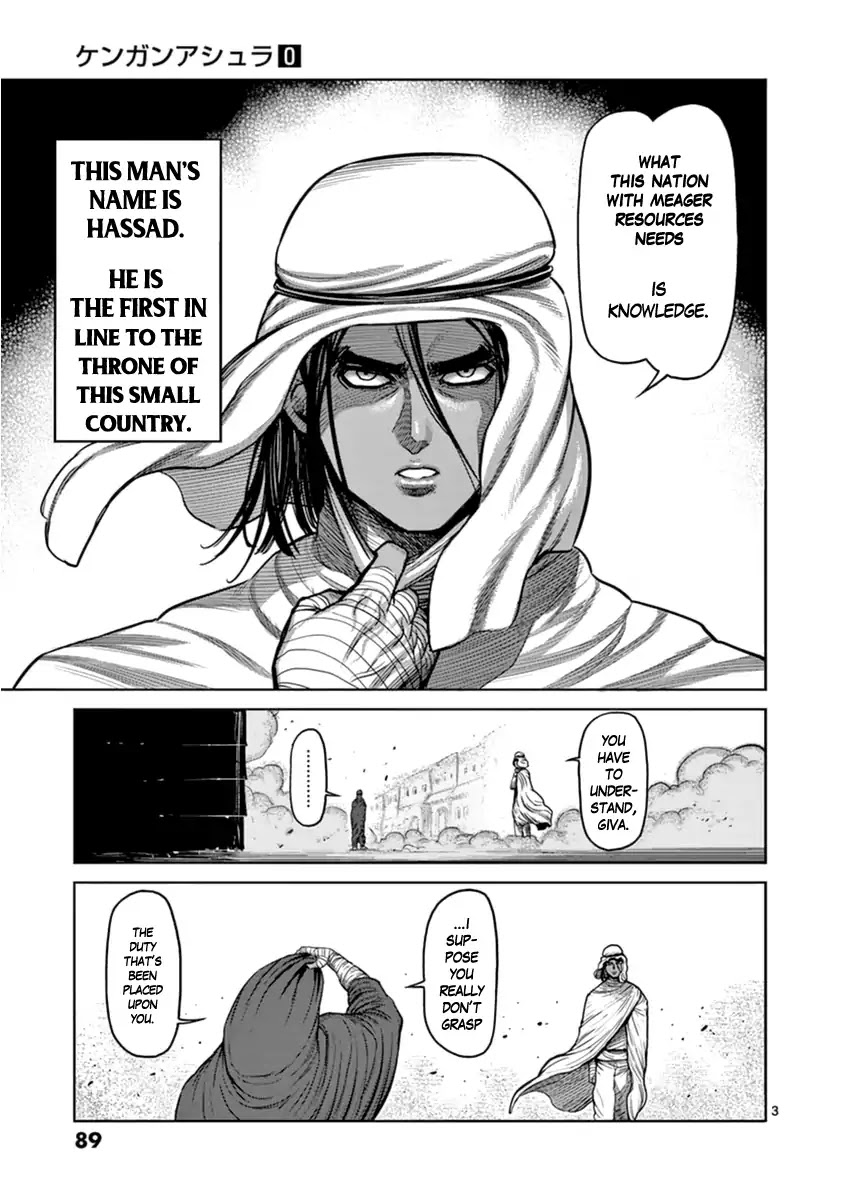 Kengan Asura Zero Chapter 4 page 3 - Chapter 4: The Arabian Whirlwind