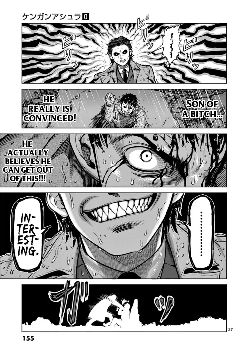 Kengan Asura Zero Chapter 6 page 27 - Chapter 6: The Conqueror (Part One)