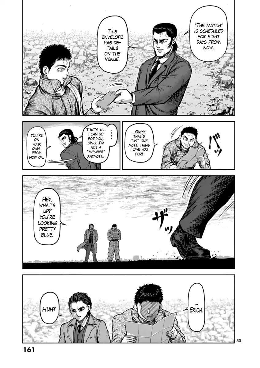 Kengan Asura Zero Chapter 6 page 33 - Chapter 6: The Conqueror (Part One)