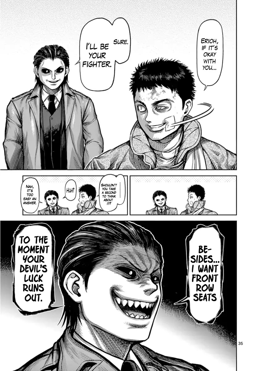 Kengan Asura Zero Chapter 6 page 35 - Chapter 6: The Conqueror (Part One)