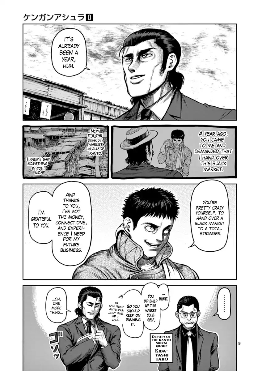 Kengan Asura Zero Chapter 6 page 9 - Chapter 6: The Conqueror (Part One)