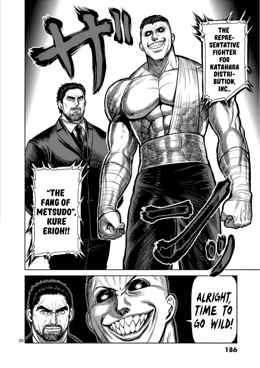 Kengan Asura Zero Chapter 7 page 20 - Chapter 7: The Conqueror (Part Two)