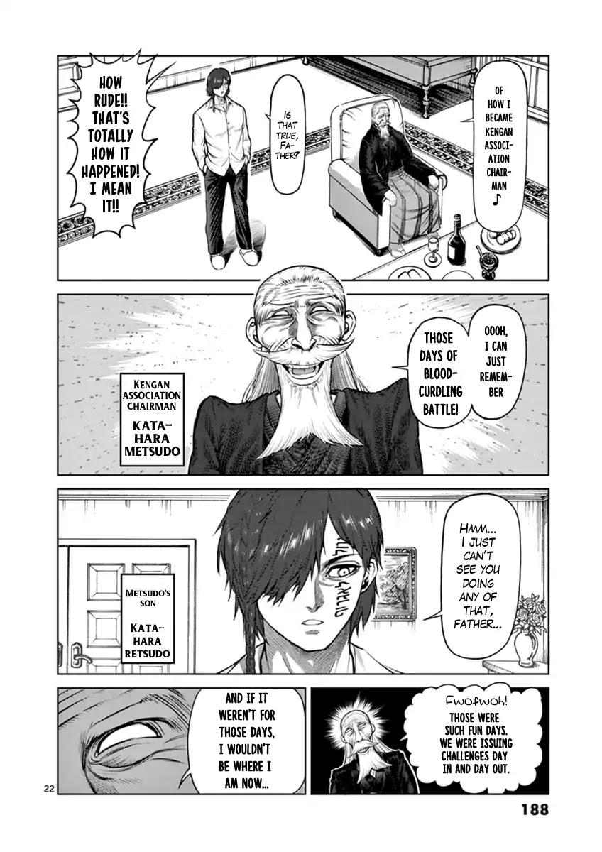 Kengan Asura Zero Chapter 7 page 22 - Chapter 7: The Conqueror (Part Two)