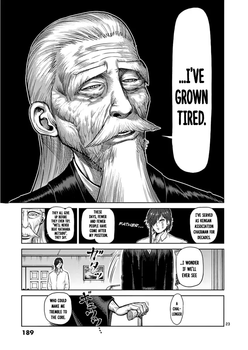 Kengan Asura Zero Chapter 7 page 23 - Chapter 7: The Conqueror (Part Two)