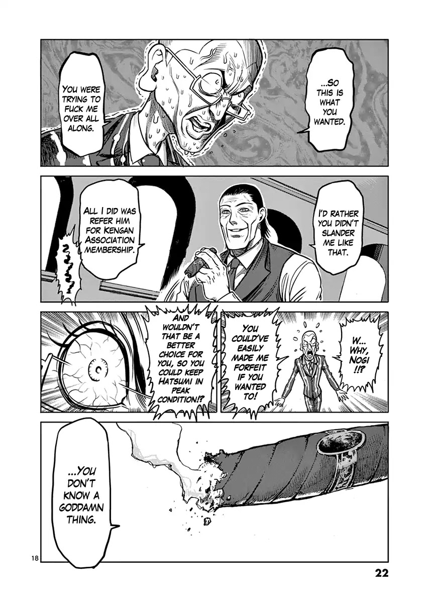 Kengan Asura Chapter 100 page 22 - Chapter 100: Choice