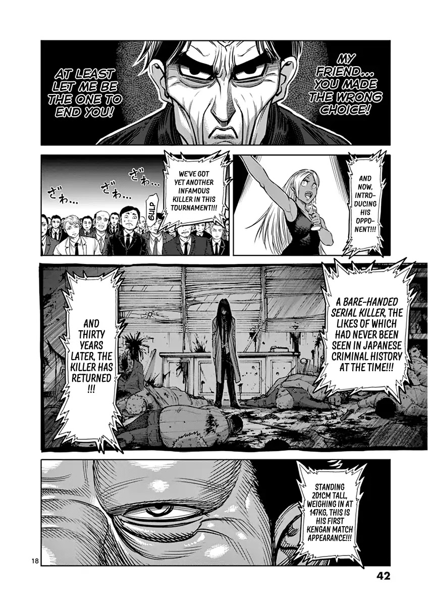 Kengan Asura Chapter 101 page 18 - Chapter 101: Government