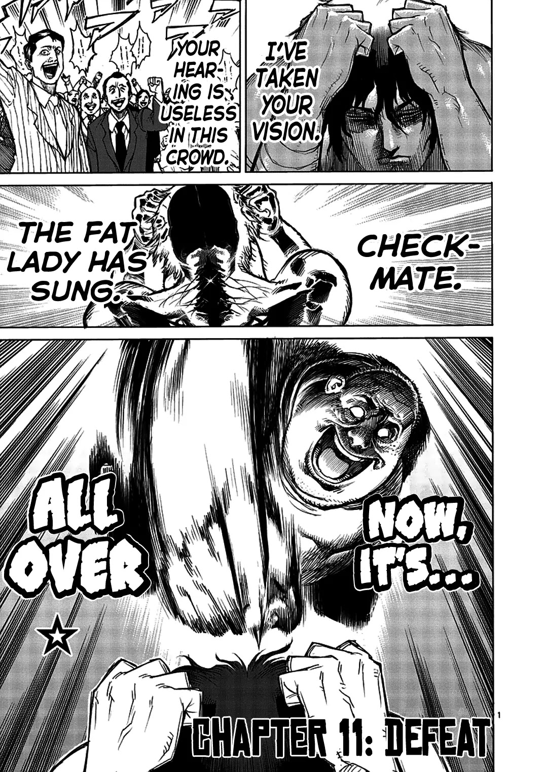 Kengan Asura Chapter 11 page 1 - Chapter 11: Defeat