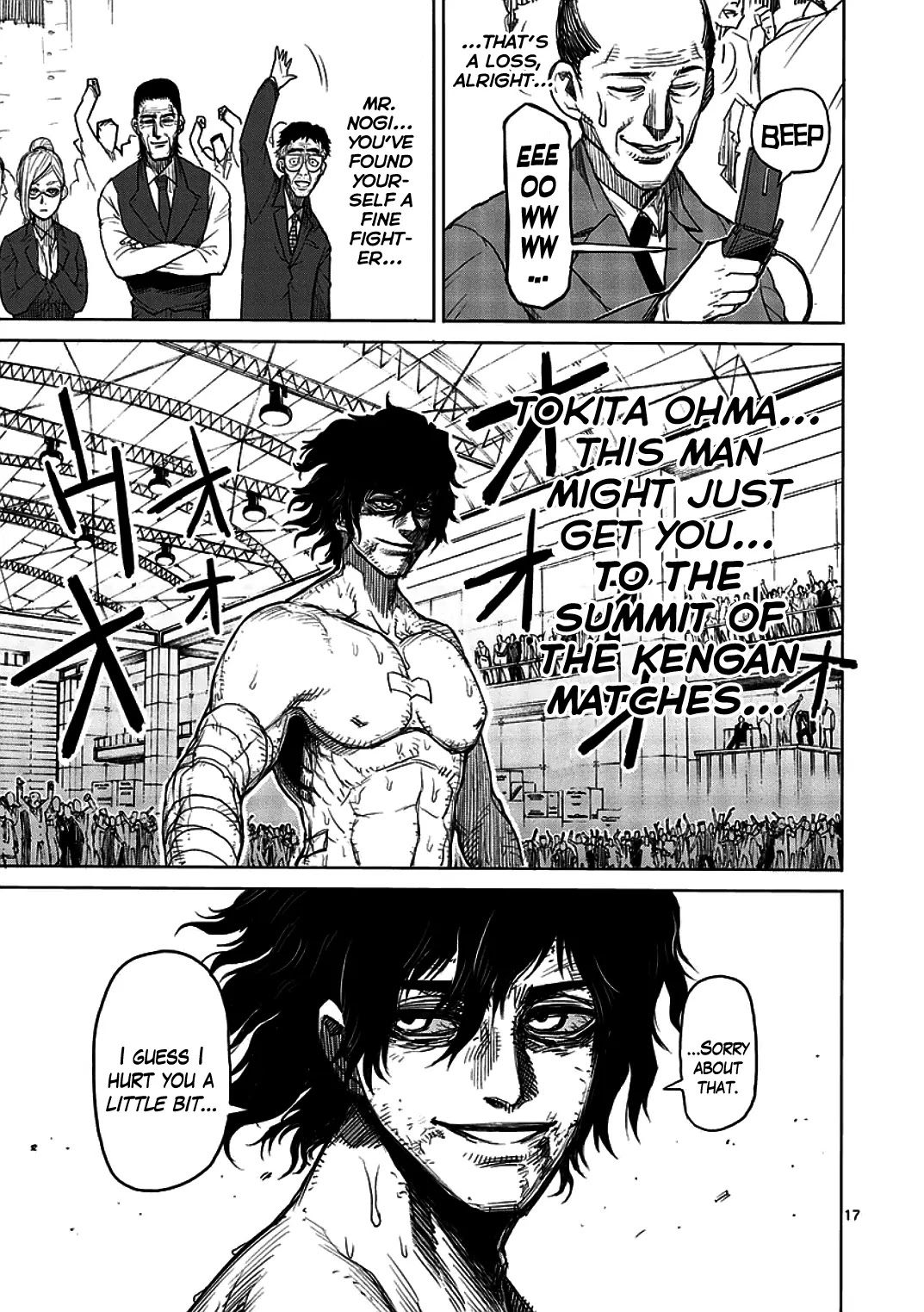 Kengan Asura Chapter 11 page 17 - Chapter 11: Defeat