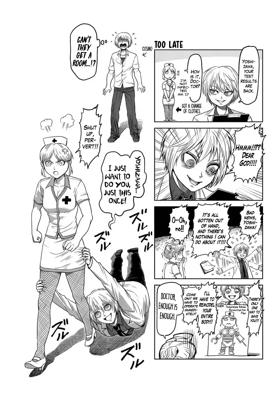 Kengan Asura Chapter 116.6 page 14 - Chapter 116.6: 4-Panel Extras (1)