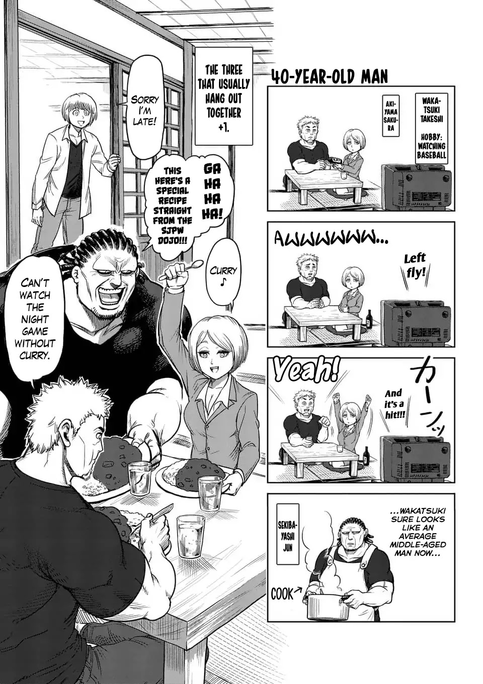 Kengan Asura Chapter 116.6 page 22 - Chapter 116.6: 4-Panel Extras (1)